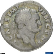 Denarius - Titus SALVS AVG; Salus obverse image