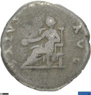 Denarius - Titus SALVS AVG; Salus, Rome, 73 reverse image