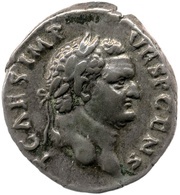 Denarius - Titus S P Q R obverse image