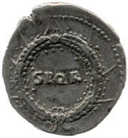 Denarius - Titus S P Q R, Rome, 73 reverse image