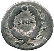 Denarius - Vespasian S P Q R, Rome, 73 reverse image