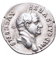 Denarius - Vespasian PONTIF MAXIM; Nemesis obverse image