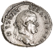Denarius - Vespasian PONTIF MAXIM obverse image