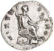 Denarius - Vespasian PONTIF MAXIM, Rome, 73 reverse image
