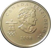 25 Cents - Elizabeth II Quatchi obverse image