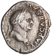 Denarius - Vespasian COS V obverse image