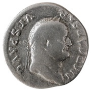Denarius - Vespasian PON MAX TR P COS V obverse image