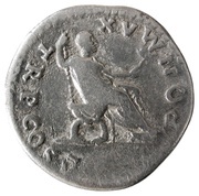 Denarius - Vespasian PON MAX TR P COS V, Rome, 74 reverse image