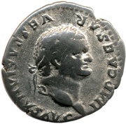 Denarius - Vespasian AVGVR TRI POT obverse image