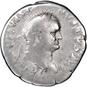 Denarius - Vespasian OB CIVES SERVATOS obverse image