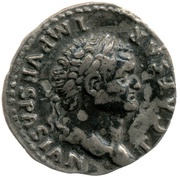 Denarius - Titus PONTIF TR P COS III obverse image
