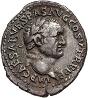 Denarius - Vespasian CONCORDIA AVG; Ceres obverse image
