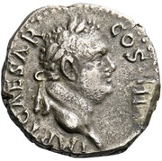 Denarius - Vespasian CONCORDIA AVG; Ceres obverse image