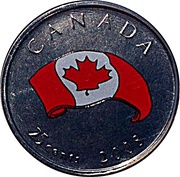 25 Cents - Elizabeth II Oh! Canada, Canada, 2008 reverse image