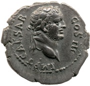 Denarius - Vespasian PACI AVGVSTAE; Victory, star and annulet obverse image