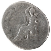 Denarius - Vespasian PON MAX TR P COS VI; Securitas, Rome, 75 reverse image