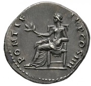 Denarius - Titus PONTIF TR P COS IIII; Securitas, Rome, 75 reverse image
