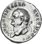 Denarius - Vespasian COS VII obverse image
