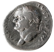 Denarius - Vespasian COS VII obverse image
