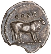 Denarius - Titus COS V, Rome, 76 reverse image