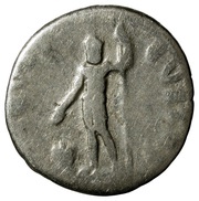 Denarius - Titus IOVIS CVSTOS; Jupiter, Rome, 76 reverse image