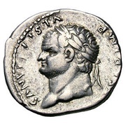 Denarius - Titus COS V obverse image