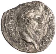 Denarius - Vespasian COS VII obverse image