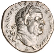 Denarius - Vespasian FIDES PVBL obverse image