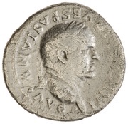Denarius - Vespasian and Domitian obverse image