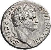 Denarius - Titus COS V; Pegasus obverse image
