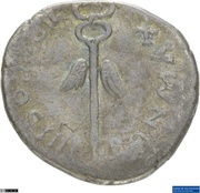 Denarius - Domitian PON MAX TR P COS IIII, Rome, 76 reverse image