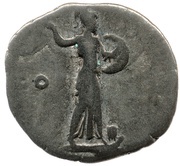 Denarius - Domitian COS IIII; Minerva, Rome, 76-77 reverse image