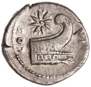 Denarius - Titus COS VI, Rome, 77-78 reverse image