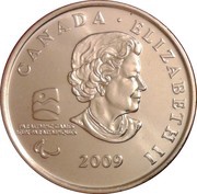 25 Cents - Elizabeth II Sledge Hockey obverse image