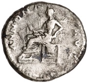 Denarius - Vespasian ANNONA AVG; Annona, Rome, 77-78 reverse image