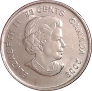 25 Cents - Elizabeth II Men's Ice Hockey obverse image
