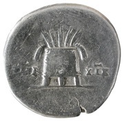 Denarius - Vespasian IMP XIX, Rome, 77-78 reverse image