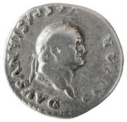 Denarius - Vespasian IMP XIX obverse image