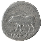 Denarius - Vespasian IMP XIX, Rome, 77-78 reverse image