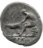 Denarius - Titus IMP XIII, Rome, 77-78 reverse image