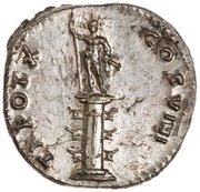 Denarius - Vespasian TR POT X COS VIIII, Rome, 79 reverse image