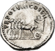 Denarius - Titus TR POT VIII COS VII, Rome, 79 reverse image