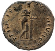 Denarius - Domitian PRINCEPS IVVENTVTIS; Salus, Rome, 79 reverse image