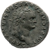 Denarius - Titus ANNONA AVG; Annona obverse image