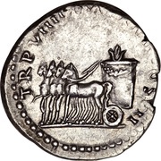 Denarius - Titus TR P VIIII IMP XIIII COS VII, Rome, 79 reverse image