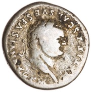 Denarius - Titus TR P VIIII IMP XIIII COS VII obverse image