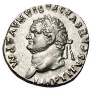 Denarius - Titus TR P VIIII IMP XIIII COS VII P P obverse image
