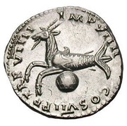 Denarius - Titus TR P VIIII IMP XIIII COS VII P P, Rome, 79 reverse image