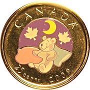 25 Cents - Elizabeth II Baby 2009, Canada, 2009 reverse image