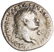 Denarius - Titus TR P VIIII IMP XIIII COS VII P P obverse image